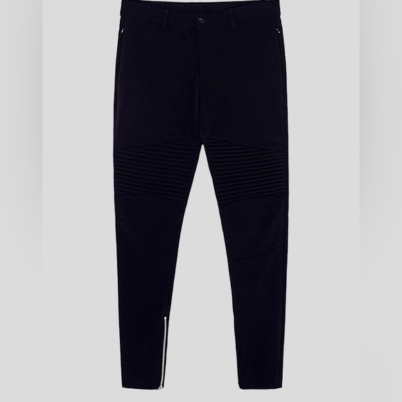 Zara Men Skinny Biker Trouser Pants 9621/461/800 - Picture 2 of 9